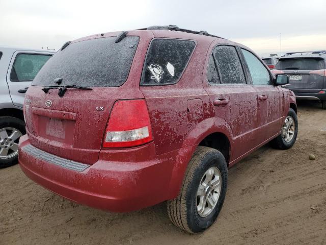 KNDJC733045191065 - 2004 KIA SORENTO EX RED photo 3