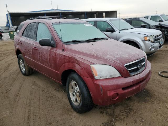 KNDJC733045191065 - 2004 KIA SORENTO EX RED photo 4