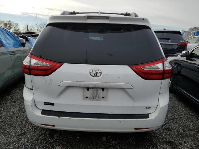 5TDKZ3DC5JS921519 - 2018 TOYOTA SIENNA LE WHITE photo 6