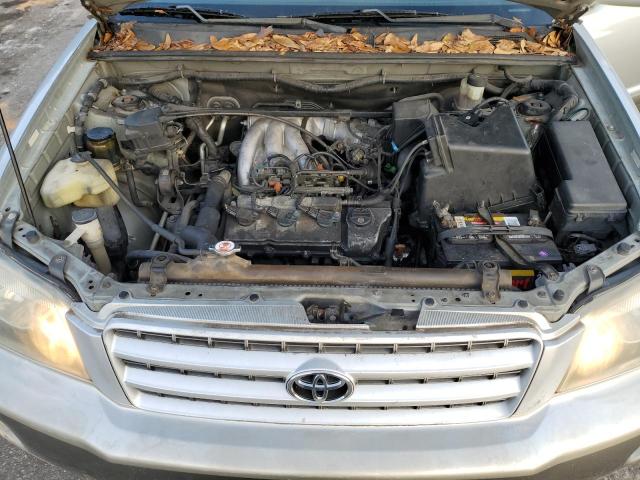 JTEGF21A210004984 - 2001 TOYOTA HIGHLANDER SILVER photo 12