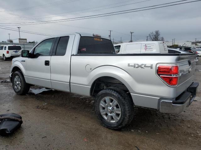 1FTFX1EF9CFB58041 - 2012 FORD F150 SUPER CAB SILVER photo 2