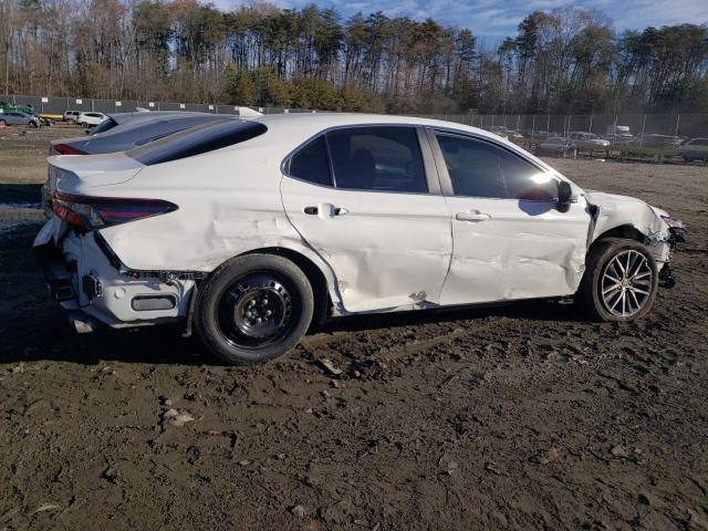 4T1G11AK2MU460563 - 2021 TOYOTA CAMRY SE WHITE photo 3