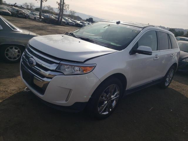 2FMDK3K98DBC93140 - 2013 FORD EDGE LIMITED WHITE photo 1