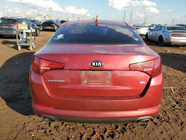 5XXGM4A70DG256875 - 2013 KIA OPTIMA LX RED photo 6