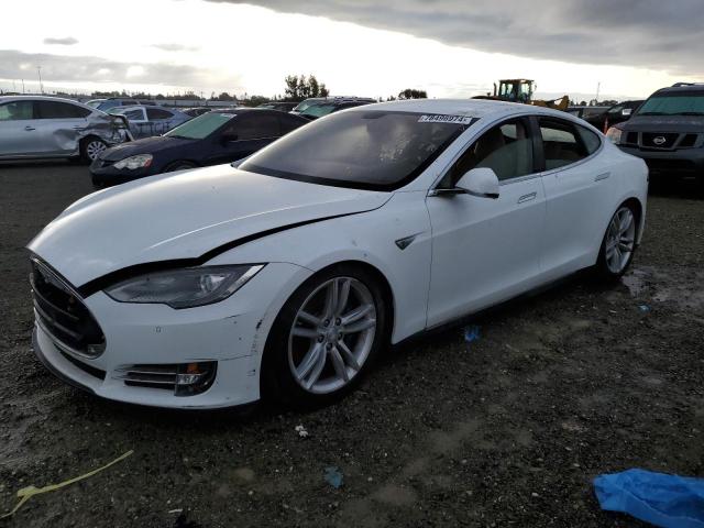 5YJSA1CN5DFP22431 - 2013 TESLA MODEL S WHITE photo 1