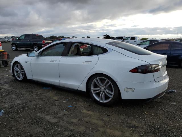 5YJSA1CN5DFP22431 - 2013 TESLA MODEL S WHITE photo 2