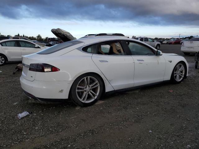 5YJSA1CN5DFP22431 - 2013 TESLA MODEL S WHITE photo 3