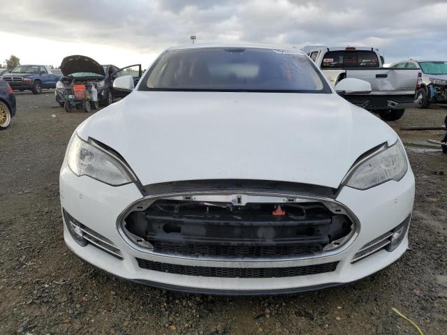 5YJSA1CN5DFP22431 - 2013 TESLA MODEL S WHITE photo 5