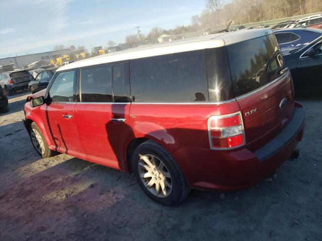 2FMGK5CC1BBD23837 - 2011 FORD FLEX SEL RED photo 2