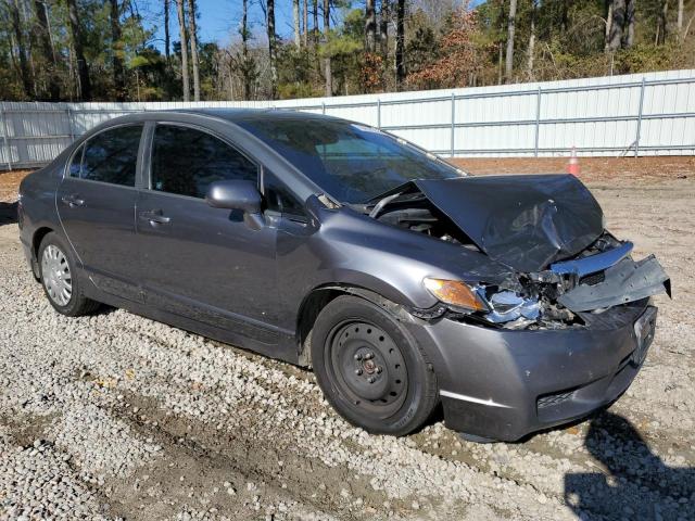 2HGFA1F58AH565448 - 2010 HONDA CIVIC LX CHARCOAL photo 4