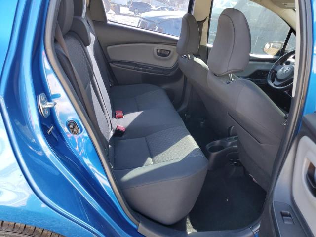 VNKKTUD33FA039655 - 2015 TOYOTA YARIS BLUE photo 10