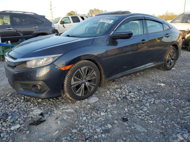 19XFC1F78GE018890 - 2016 HONDA CIVIC EXL გრაფიტი ფოტო 1