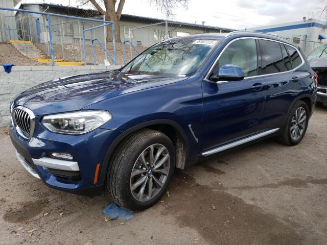 5UXTR9C53KLD95566 - 2019 BMW X3 XDRIVE30I BLUE photo 1