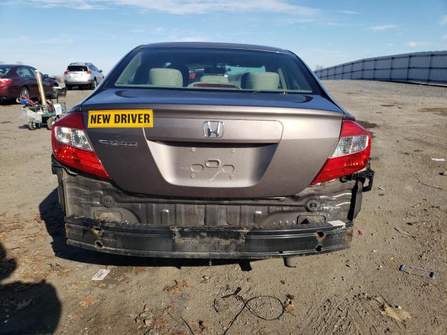 19XFB2F52CE311783 - 2012 HONDA CIVIC LX GOLD photo 6