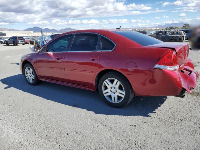 2G1WB5E38E1185861 - 2014 CHEVROLET IMPALA LIM LT RED photo 2