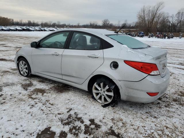 KMHCU4AE5DU337969 - 2013 HYUNDAI ACCENT GLS SILVER photo 2