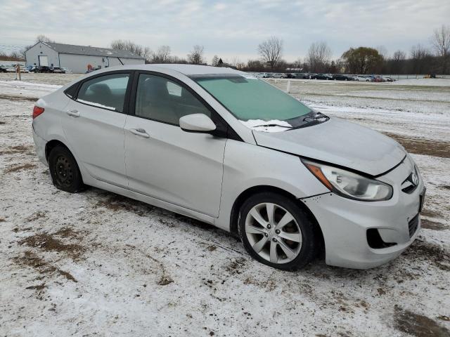 KMHCU4AE5DU337969 - 2013 HYUNDAI ACCENT GLS SILVER photo 4