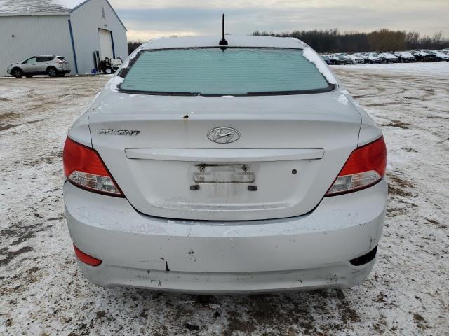 KMHCU4AE5DU337969 - 2013 HYUNDAI ACCENT GLS SILVER photo 6