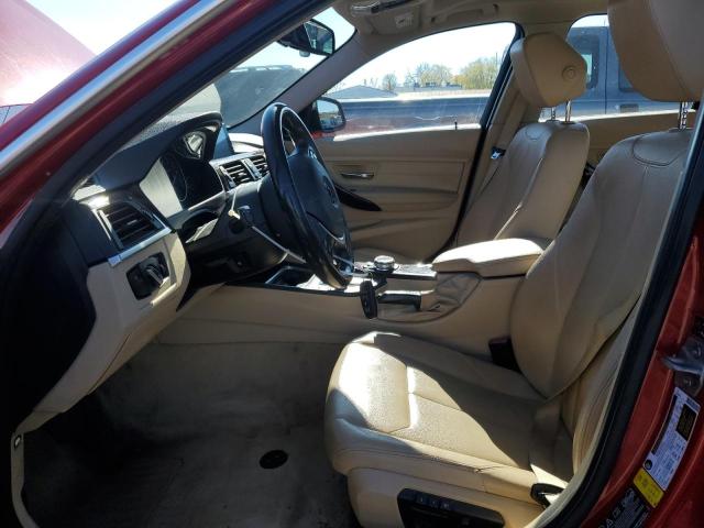 WBA3B9G57FNR92899 - 2015 BMW 335 XI Kırmızı fotoğraf 7