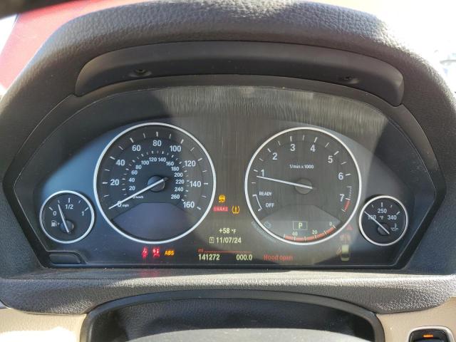 WBA3B9G57FNR92899 - 2015 BMW 335 XI Kırmızı fotoğraf 9
