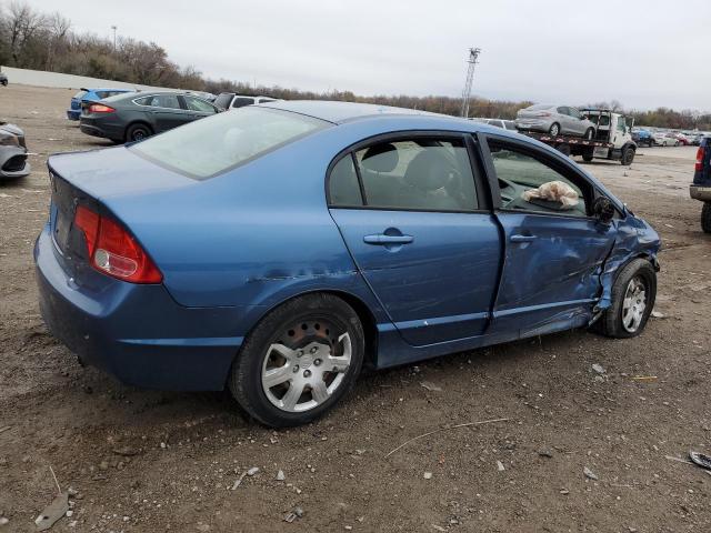 1HGFA16586L050024 - 2006 HONDA CIVIC LX BLUE photo 3