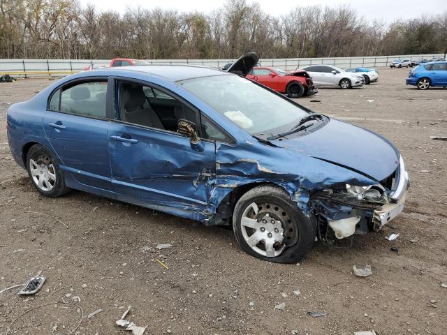 1HGFA16586L050024 - 2006 HONDA CIVIC LX BLUE photo 4