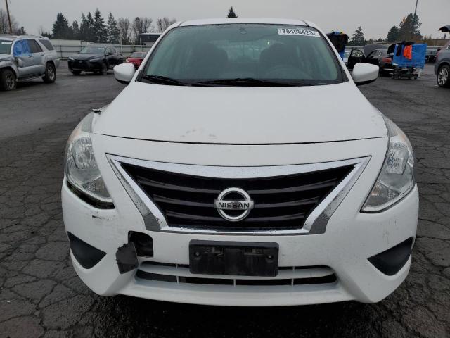 3N1CN7AP2HL825624 - 2017 NISSAN VERSA S WHITE photo 5