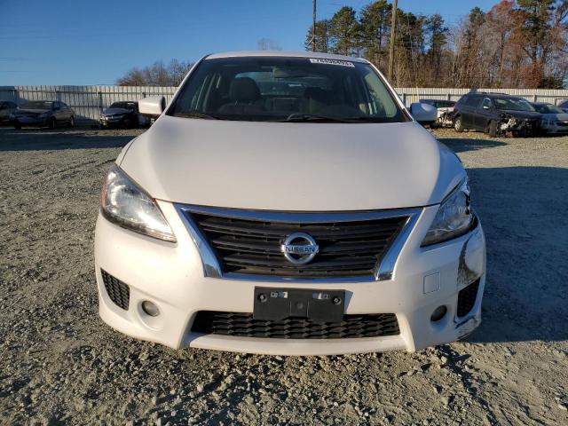 3N1AB7AP8DL667364 - 2013 NISSAN SENTRA S WHITE photo 5