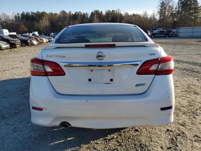 3N1AB7AP8DL667364 - 2013 NISSAN SENTRA S WHITE photo 6