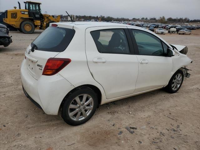 VNKKTUD3XFA034050 - 2015 TOYOTA YARIS WHITE photo 3