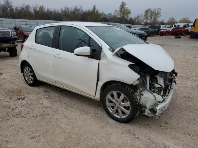 VNKKTUD3XFA034050 - 2015 TOYOTA YARIS WHITE photo 4