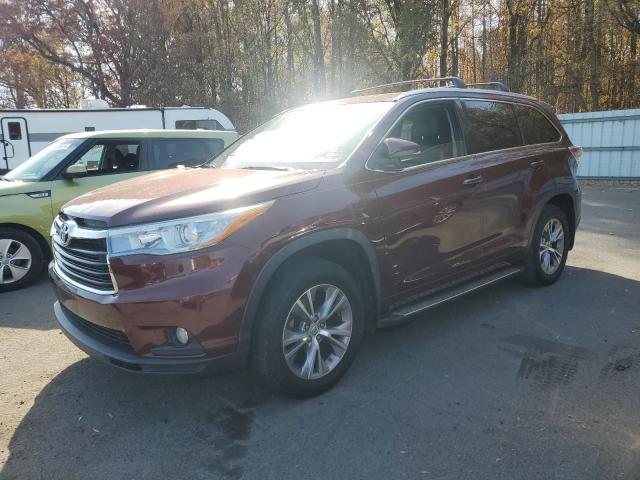 5TDJKRFH0FS112853 - 2015 TOYOTA HIGHLANDER XLE 灰色 照片 1