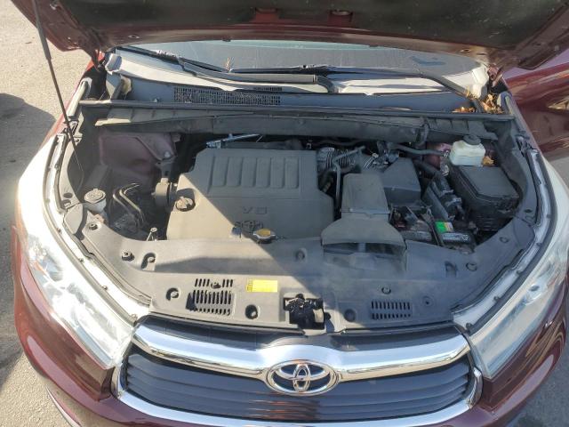 5TDJKRFH0FS112853 - 2015 TOYOTA HIGHLANDER XLE 灰色 照片 12