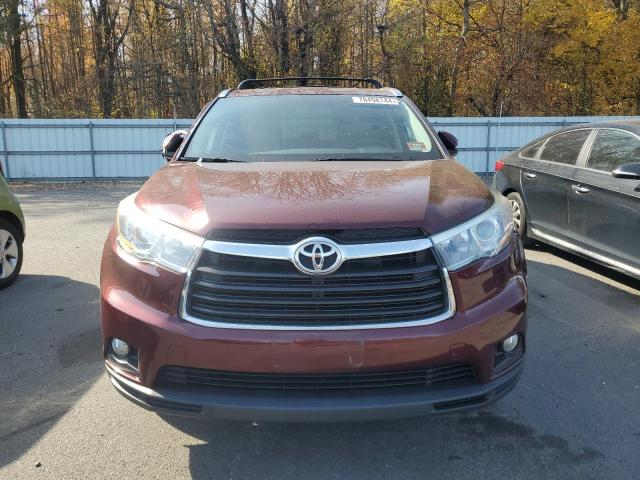 5TDJKRFH0FS112853 - 2015 TOYOTA HIGHLANDER XLE 灰色 照片 5