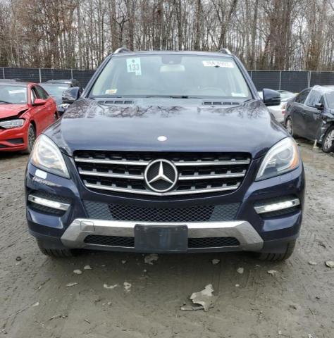 4JGDA5HB0DA155449 - 2013 MERCEDES-BENZ ML 350 4MATIC BLUE photo 5