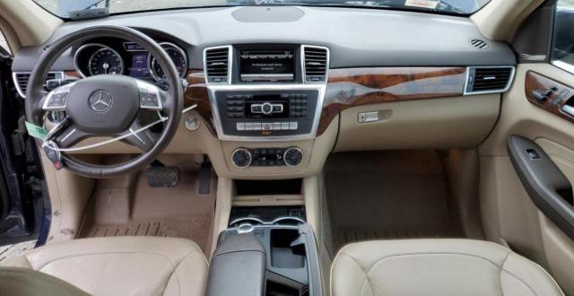 4JGDA5HB0DA155449 - 2013 MERCEDES-BENZ ML 350 4MATIC BLUE photo 8