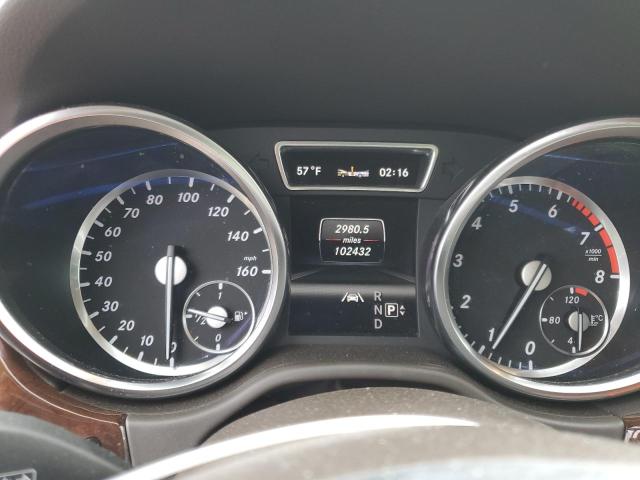 4JGDA5HB0DA155449 - 2013 MERCEDES-BENZ ML 350 4MATIC BLUE photo 9