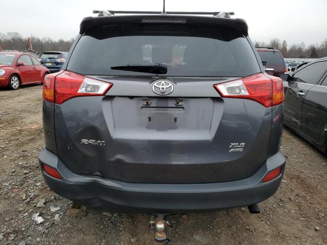 JTMRFREV4FD128547 - 2015 TOYOTA RAV4 XLE GRAY photo 6