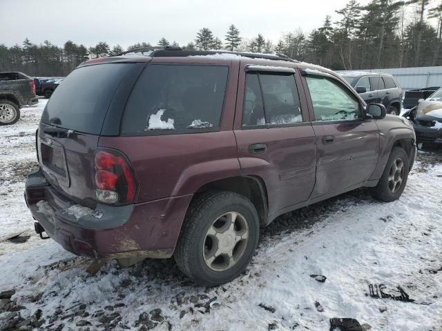 1GNDT13S972198188 - 2007 CHEVROLET TRAILBRAZE LS BURGUNDY photo 3