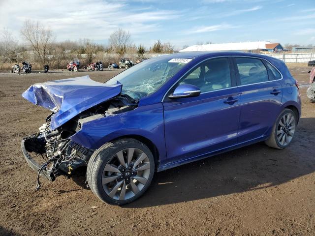 KMHH55LC8JU080063 - 2018 HYUNDAI ELANTRA GT SPORT BLUE photo 1