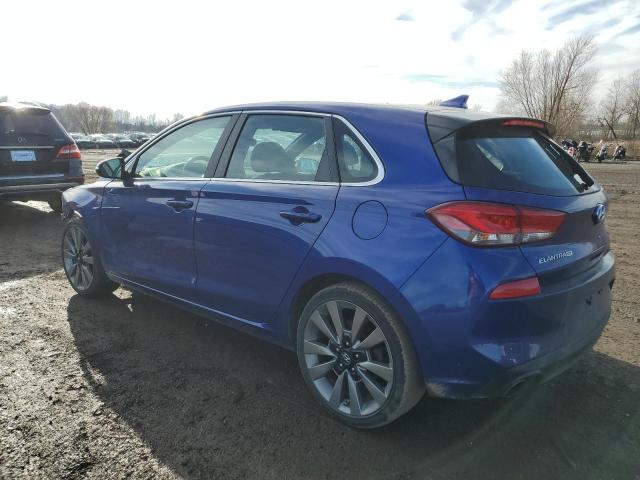 KMHH55LC8JU080063 - 2018 HYUNDAI ELANTRA GT SPORT BLUE photo 2