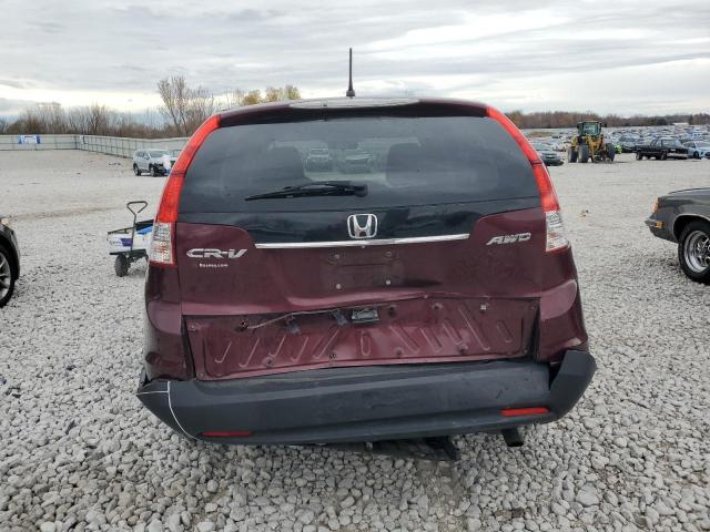 5J6RM4H59EL069529 - 2014 HONDA CR-V EX BURGUNDY photo 6