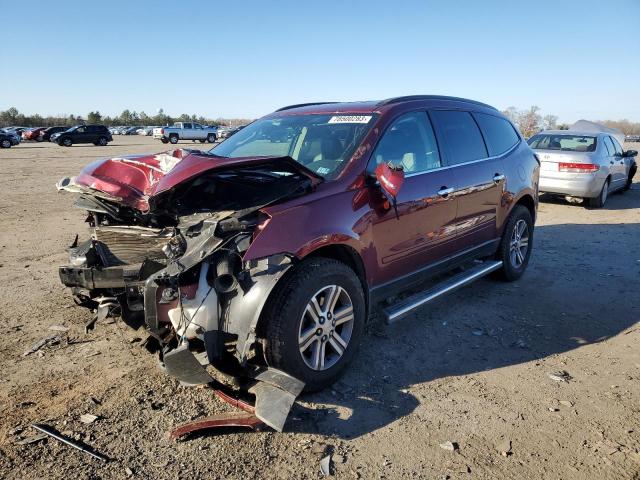 1GNKVHKD7HJ265598 - 2017 CHEVROLET TRAVERSE LT BURGUNDY photo 1