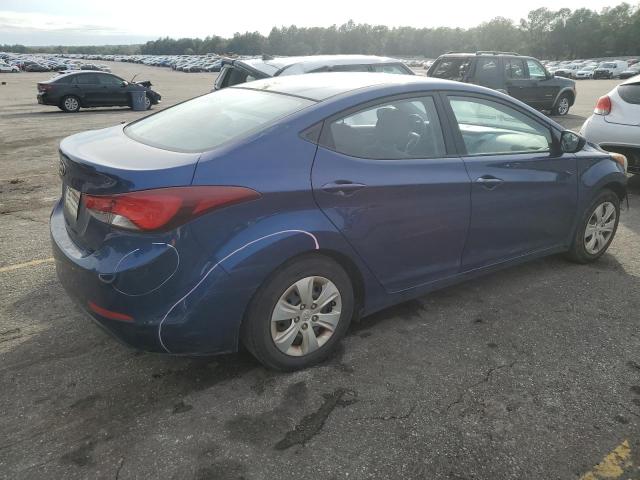 5NPDH4AE4GH691154 - 2016 HYUNDAI ELANTRA SE BLUE photo 3