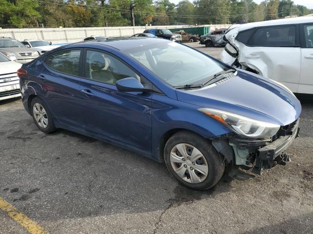 5NPDH4AE4GH691154 - 2016 HYUNDAI ELANTRA SE BLUE photo 4