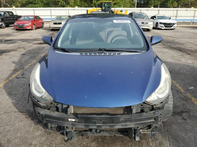 5NPDH4AE4GH691154 - 2016 HYUNDAI ELANTRA SE BLUE photo 5