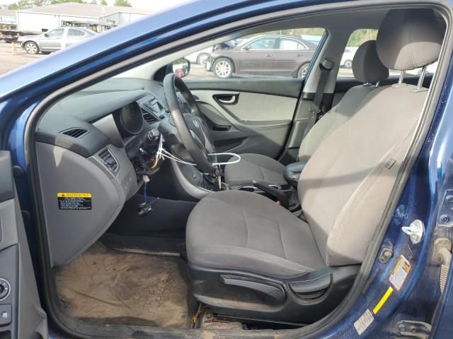 5NPDH4AE4GH691154 - 2016 HYUNDAI ELANTRA SE BLUE photo 7