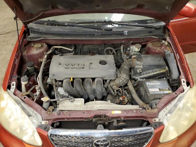 1NXBR32E96Z751409 - 2006 TOYOTA COROLLA CE RED photo 11