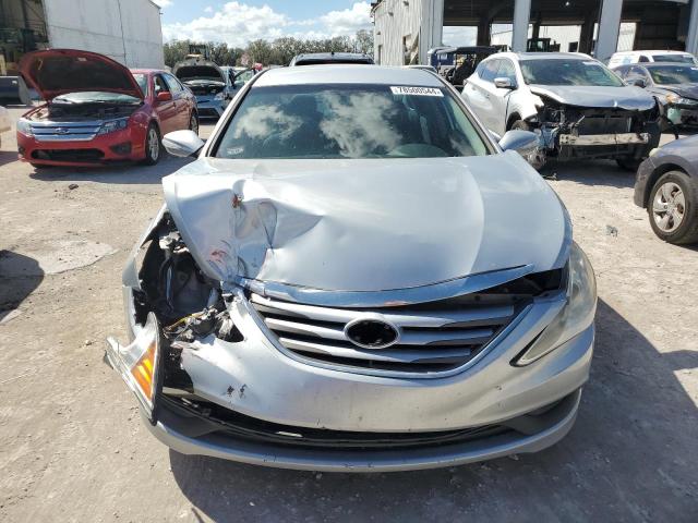 5NPEB4ACXEH883129 - 2014 HYUNDAI SONATA GLS SILVER photo 5