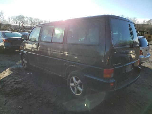 WV2MB47033H039052 - 2003 VOLKSWAGEN EUROVAN MV BLACK photo 2